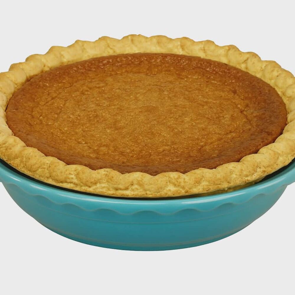 Fiestaware FIESTA Pie Plate Deep CERAMIC Baking Dish Bakeware Baker TURQUOISE